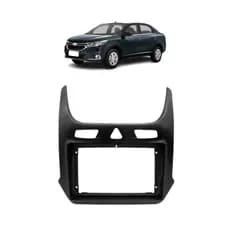 MOLDURA 9" POLEGADAS CHEVROLET COBALT LT/LTZ 2012/19 PRETO FOSCO