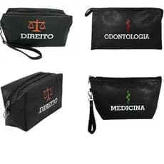 Necessaire DANTAS Profissão Medicina Odontologia Psicologia Direito Estojo Maquiagem Organizador Presente Formatura