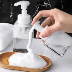 Porta Sabonete Líquido DANTAS Dispenser Pump Espumador Saboneteira Banheiro Cozinha Bancada Antivazamento Recarregável