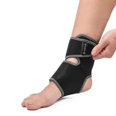 Tornozeleira Compressão Ajustável em Neoprene Tornozelo Esquerdo/Direito Vollo