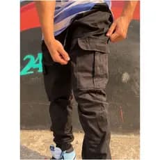 Calça Cargo com elástico na perna ref: CÇCGELAST