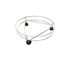Suporte para Botijão de Gas Vaso Reforçado Rodinha Giratoria