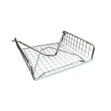 Porta Guardanapo Horizontal em Tela Cromado Organizador Elegante Mesa Posta