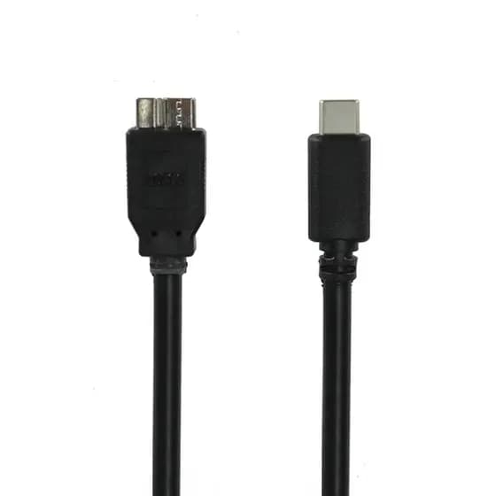 Cabo Para HD Externo Usb-C 3.1 Para Micro Usb-B 3.0 5GB/s 1M