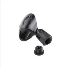 Suporte para Microfone Tblack Ajustável 180° Resistente com Rosca para Tripé 5 Peças Preto