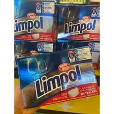 Detergente Maquina Lava Louças Limpol Tablete Bombril Com 18 Tabletes cada caixa