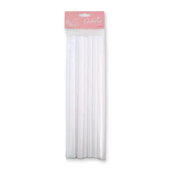 Kit 8 Tubos Para Sustentação Bolo 30cm X 1,13cm Lsc Toys