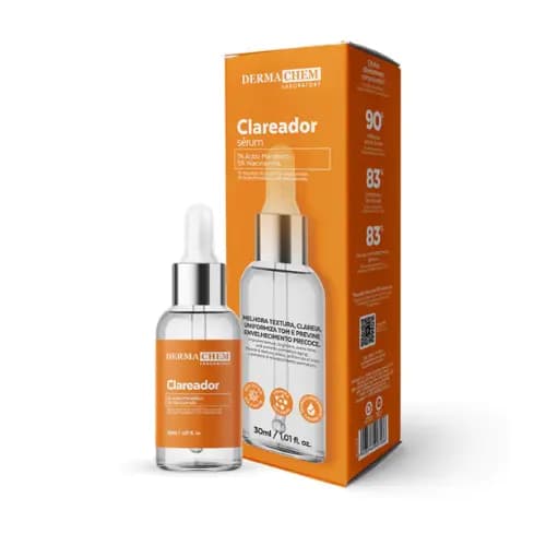 Sérum Clareador Dermachem de Melasma Uniformiza Tom da Pele Clareia Manchas Antirrugas Niacinamida