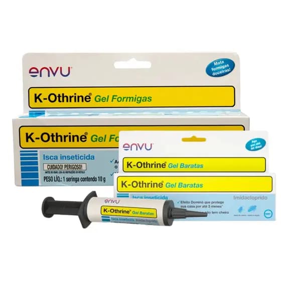 K-Othrine Gel Mata Baratas e Formigas 10g Isca Inseticida Sem Cheiro Original Para Controle de Insetos