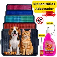 Tapete Sanitário Canino Lavável Com ou Sem Educador Adestrador Xixi Pode e Não Pode Para Cães