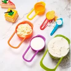 Colheres Medidoras de Xícaras Cozinha Medidor de Alimentos Prático e Funcional - MMB