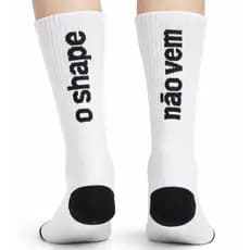Meias Frases para Treino Academia CrossFit Algodão Cano Longo Unissex ENVIO RÁPIDO
