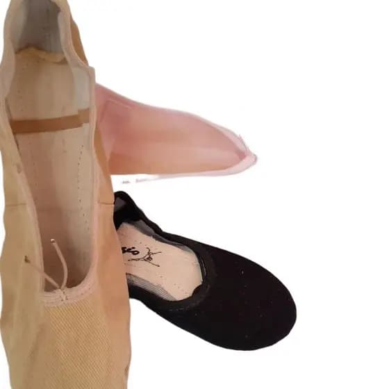 SAPATILHA BALLET  LONA SOLA INTEIRA,  CORES ROSA, PRETA, BEGE , BRANCA( SO DANÇA)PROMOÇÃO
