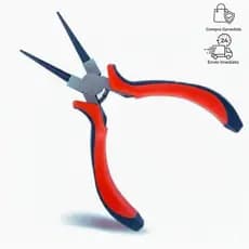 Alicate Bico Redondo Profissional 5" Bico Fino Artesanato Bijuterias Jardinagem Pescaria Reparos