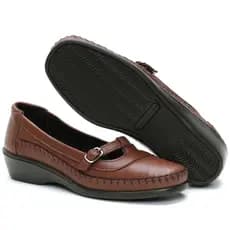 Sapatilha Moleka  Feminina Mocassim Ultra Confort Couro Legitimo  Muito Leve