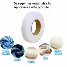 Fita Bainha Termocolante 10m, 30m ou 60m Sem Costura Ajuste Rápido e Resistente