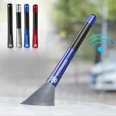 [Promo] Para Volkswagen 1 Pcs Universal Antena De Carro Antena Para Carro De Fibra De Carbono Telhado Para Sinal Melhora
