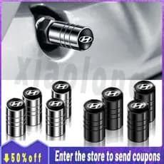 [Promo] Para Hyundai 4 Pçs/set Válvula De Pneu De acessórios para carro VW tyre valve cap/tire valve cap