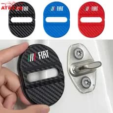 4Pçs Fiat Tampa De Proteção Da Fechadura Da Porta Do Carro Acessórios Para Strada Argo Mobi Toro Fastback Pulse Cronos