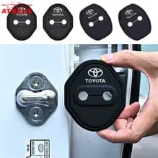 4 Pçs Toyota Específico Silicone Tampa De Proteção Da Fechadura Da Porta Do Carro Para Corolla Cross Hilux Etios RAV4