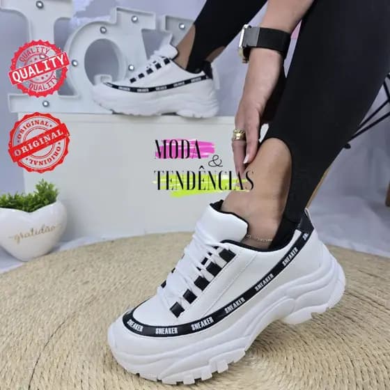 Tênis Feminino Chunky Sneaker Plataforma Blogueira Confortável ORIGINAL