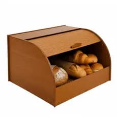 Caixa De Pão Em MDF Para Cozinha Organizada Porta Pão Decorativo Armazenamento de Pão Mantem Seco