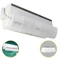 Defletor Para Ar Condicionado Ajustável Lateral Direciona Vento 71cm ~ 106cm - Modelo de Encaixe Não Cola