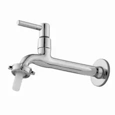 Torneira Parede Lavanderia Jardim Quintal Area de Servico Tanque Longa 21cm 1/4 ABS