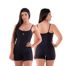 MACACAO FITNESS CURTO DE ACADEMIA COM FORRO EM POLIAMIDA + FAIXA DE CABELO