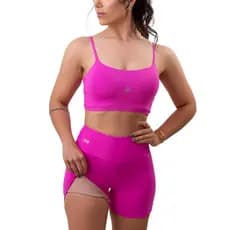 Conjunto de academia fitness Crossfit moda feminina cintura alta
