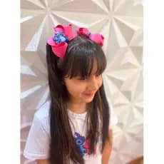 Laço de cabelo infantil personagem Bico de pato/Laço infantil/Presilha de cabelo