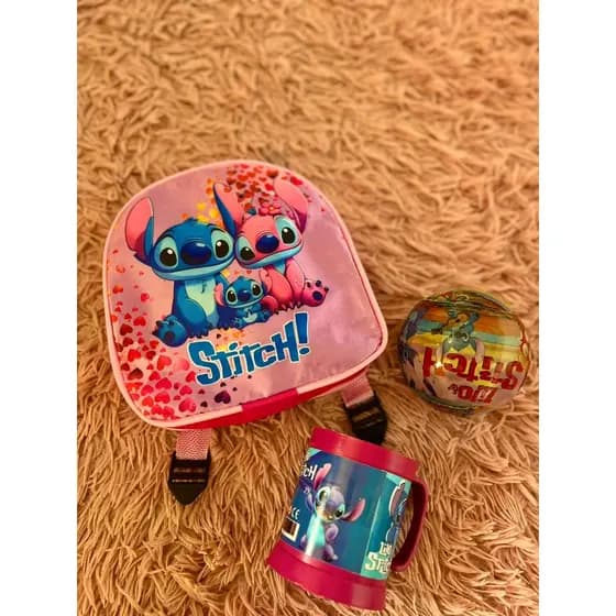 kit Bolsinha infantil+ Caneca+ Brinde surpresa
