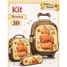 Mochila Escolar Infantil 3D Personagens /Kit escolar Infantil Volta as aulas/ Vários modelos.