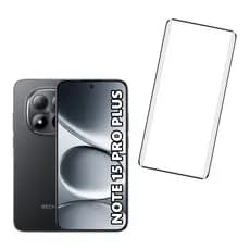 Película Curvada Note 15 Pro Plus Vidro Temperado 3D Protetor Frontal Full Cover Cola Tela Toda Celular Redmi