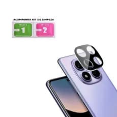Película Para Câmera Redmi Note 14 Pro 5G Vidro Temperado 3D Protetora Traseira Celular