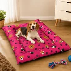 Cama de Cachorro G Colchonete Pet 95x65cm Caminha Cachorro e Gato