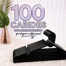 Kit 100 Cabides Adultos Antideslizantes Resistentes Organizador Guarda Roupa ENVIO IMEDIATO