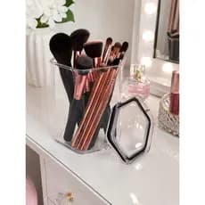 Kit Porta pinceis,maquiagem 4 Potes Médios NOVIDADE!! ENVIO IMEDIATO
