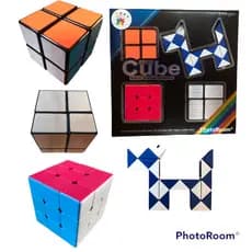 Kit 4 Cubo Magico Serie Especial Presente