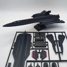 SR71 Blackbird Kit de Montar avião kit card kit cartão - miniatura Colecionavel SR-71