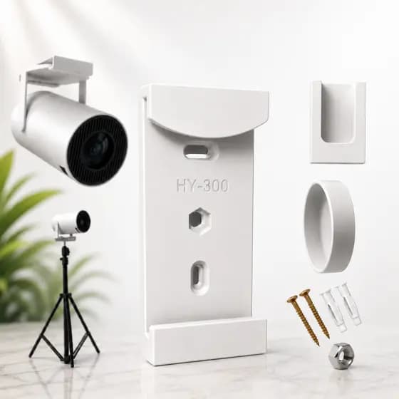 suporte  compativel com HY300 instale na parede, teto ou tripe
