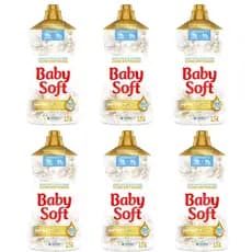 Kit 6 Amaciantes Concentrados Baby Soft Pureza e Delicadeza 1,5L