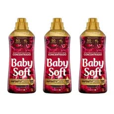 kit 3 Amaciantes Concentrado Baby Soft Desejo Envolvente 1L