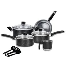 Jogo de Panelas 8 Peças Aluminio Premium– Alta Qualidade e Elegância