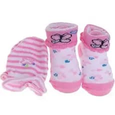 Kit Luva e Meia para Bebê