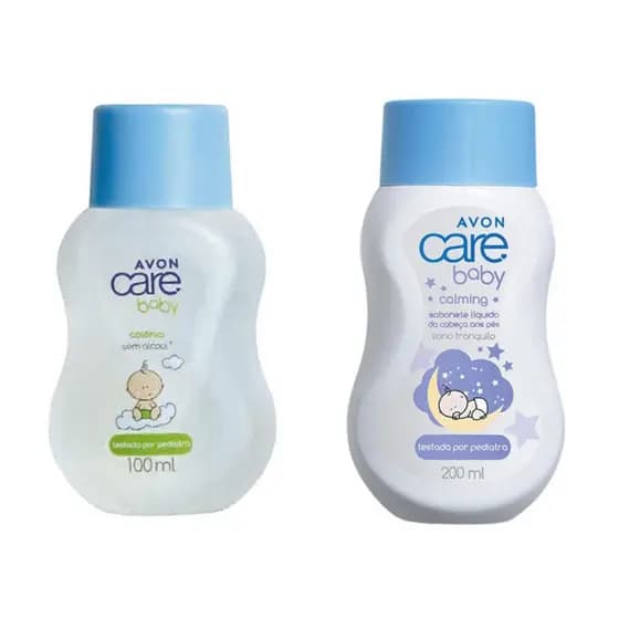 Kit Bebê Avon Care Baby – Colônia Sem Álcool + Sabonete Líquido Calming | Avon