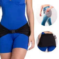 Kit 3 Tapa Bumbum JSM Fitness Bolso Liso e Fecho