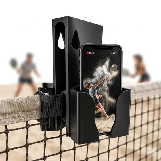 Suporte De Celular Para Rede Paddle De Beach Tênis