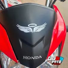 Adesivo Asa de Anjo Eterno para painel frente de moto capacete bike carro bicicleta e decoração
