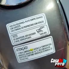 Adesivo Tanque de Moto Precaução Advertencia Nível de combustível titan fan bros xre sahara xr tornado falcon cb twister